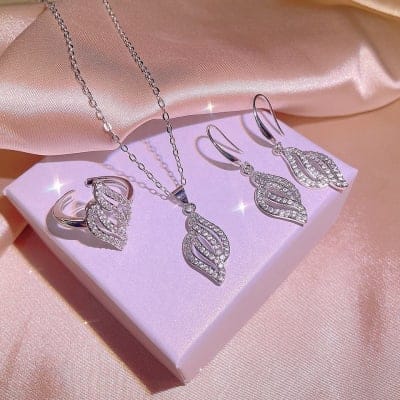 طقم زركون تقليدي